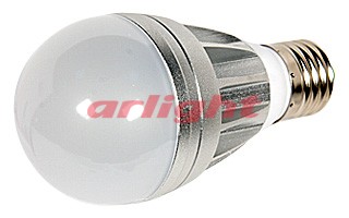 ECOLAMP E27 A6-5x1WB WW G60, Светодиодная лампа 5Вт, белый теплый свет, цоколь E27